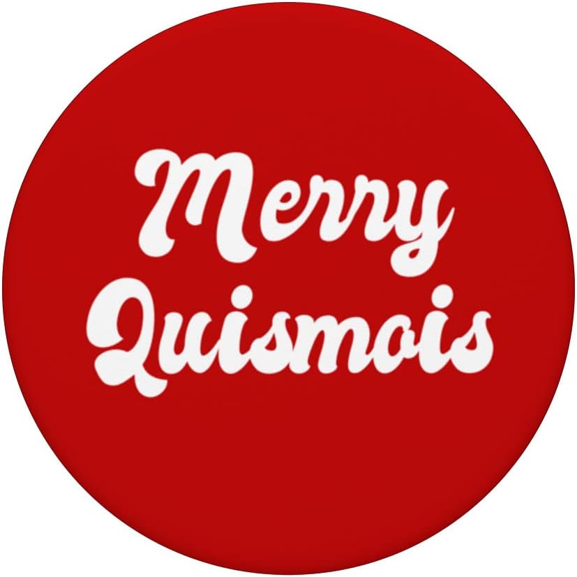Merry Quismois Song Joke Funny Christmas Meme Matching PJs PopSockets Swappable PopGrip image 3