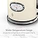 Russell Hobbs KE5550CRR Retro Style 1.7L Electric Kettle, Cream