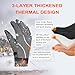 Origem Thermal Gloves Men Women, 3M Thinsulate Winter Gloves, Water Resistant Cycling Gloves, Anti Slip Touch Screen Gloves Liner for Runing Riding Walking Driving Outdoor