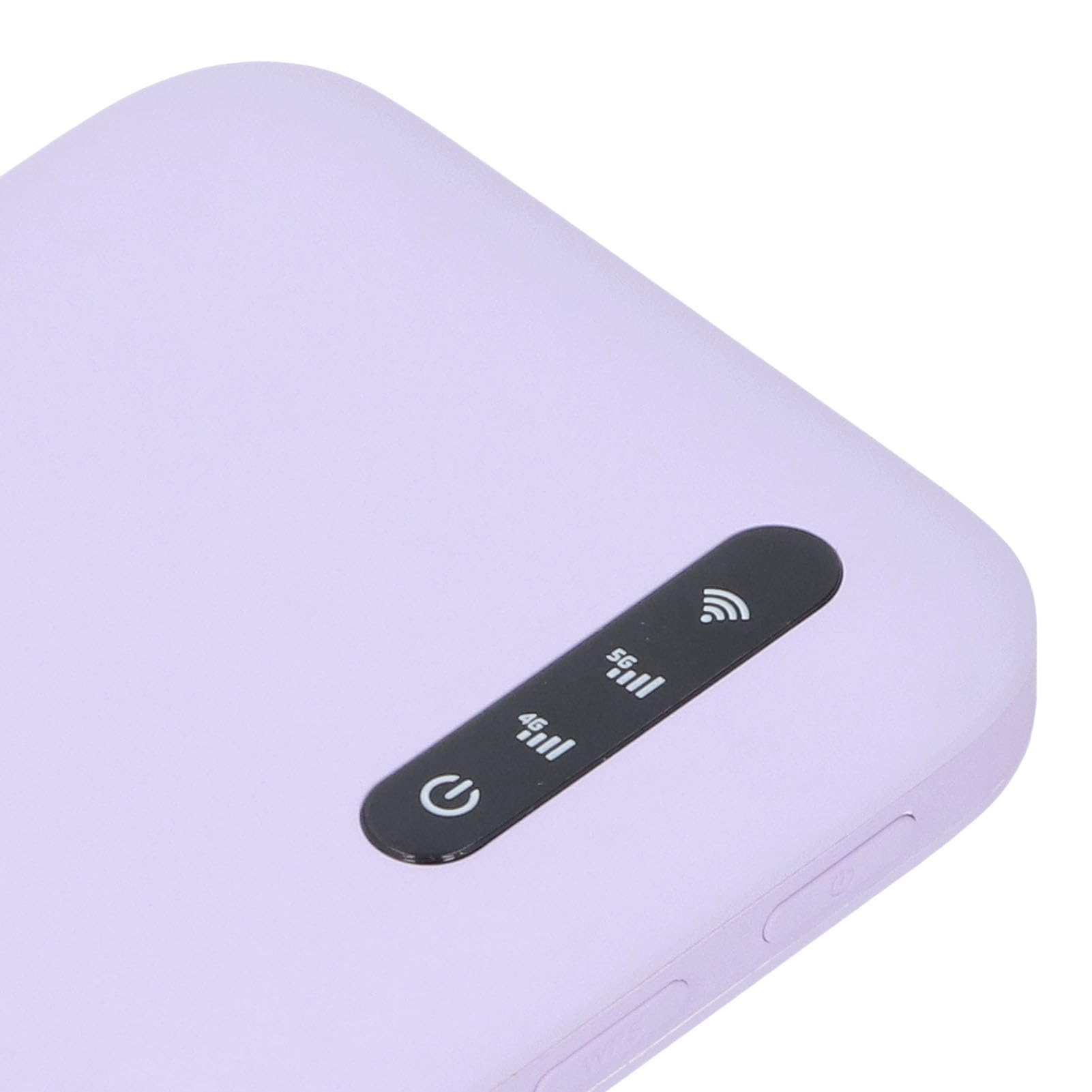 Alomejor Tragbarer 5G-WLAN-Hotspot-Router mit Nano-SIM-Kartensteckplatz, 6100-mAh-, Lila, für Reisende und Geschäftsleute