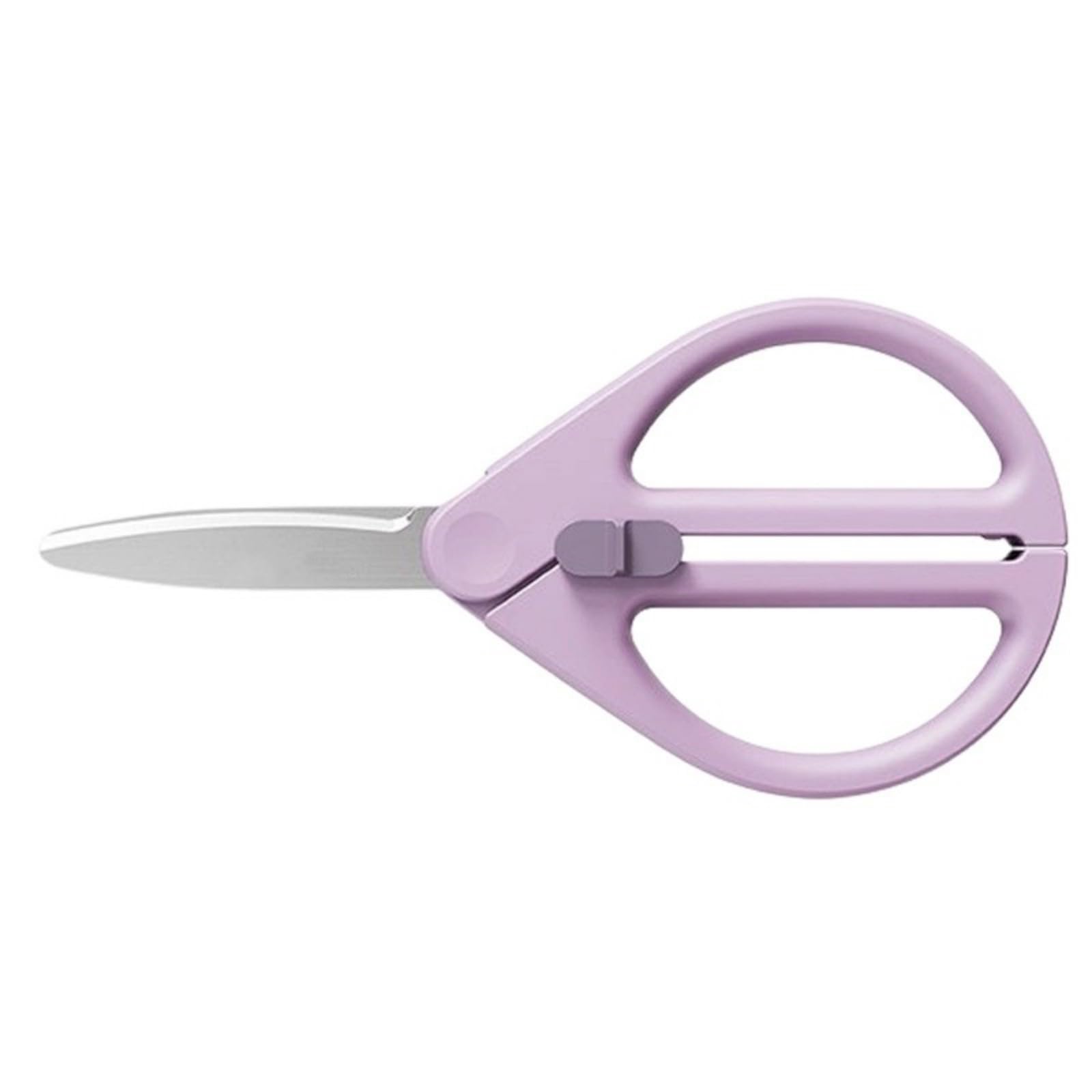 Kaeltsyn Purple Artist Paper Cutting Scissors With Retractable Handle For Precises Paper Cutting And Crafting, 3 Color Option Art Craft Scissors