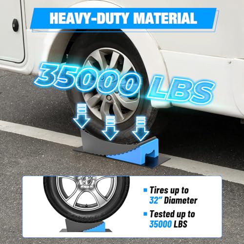 Image of Nilight RV Levelers with Wheel Chocks, 2-Pack