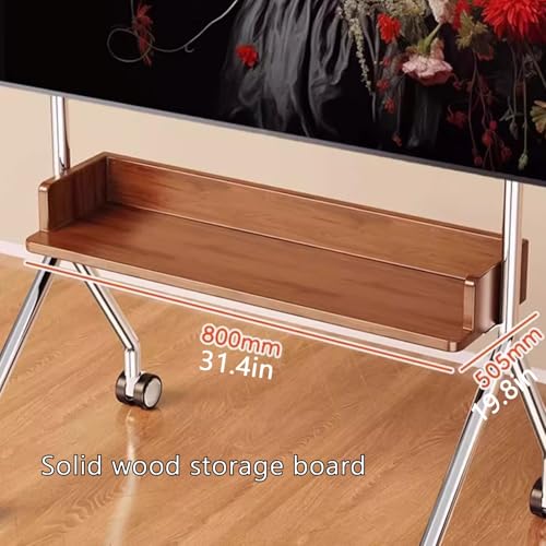 Soporte móvil ajustable para TV de piso miniatura 6