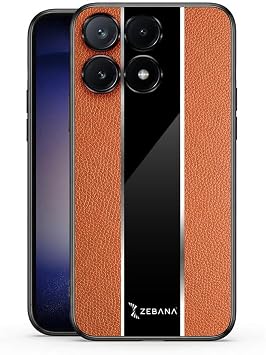 Zebana Xiaomi Poco X6 Pro 5G ile Uyumlu K l f Zebana Premium Deri K l f Kahverengi