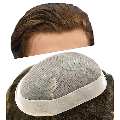 Lyrical HAIR Toupee �j���p �w�A�V�X�e�� �����p ���m�t�B�������g �����Y ���� �w�A �s�[�X ��v �|�� �R�[�e�B���O NPU �A���E���h�E�B�b�O �j���p �l�� �s�[�X ���j�b�g 120% ���x 6"X9" #7 �x���[���C�g�u���E