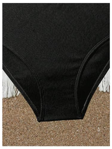 Image of Milumia Girl's 2 Piece Swimsuits Criss Cross Spaghetti Strap Bikini Sets Beachwear Bathing Suit