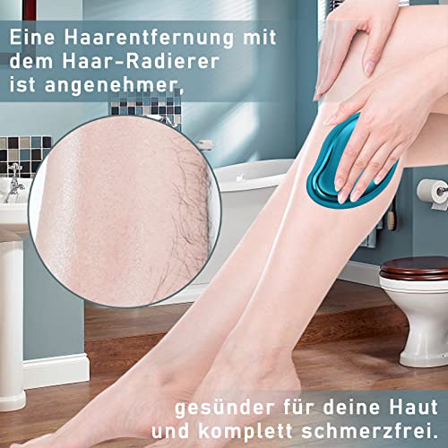 Crystal Haarentferner, Haarentferner, Nano Haarentferner Stein, Crystal Hair Remover, Haarentfernung ohne Rasieren (Blau B) - Image 3