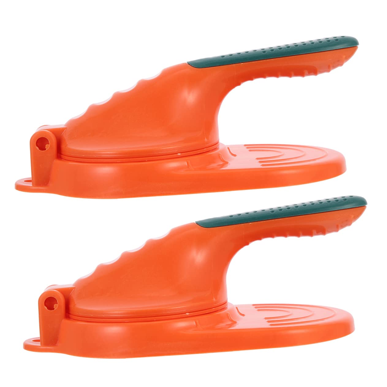 BIUDECO 2 Pack Dumpling Molds Professional Handheld Dumpling Press Molds Sturdy Plastic for Making Ravioli More Perfect for Kitchen