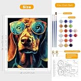 Zoom IMG-1 liheqing pittura su tela bassotto Zoom IMG-1 liheqing pittura su tela bassotto