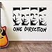 Produktbild One Direction Wandaufkleber Vinyl Berühmte Band   WandkunstWand One Direction PortraitWandtattoos 57 * 42 CM