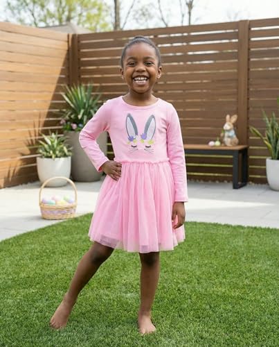 Image of Girls Long Sleeve Tulle Tutu Dresses for Kid and Toddler