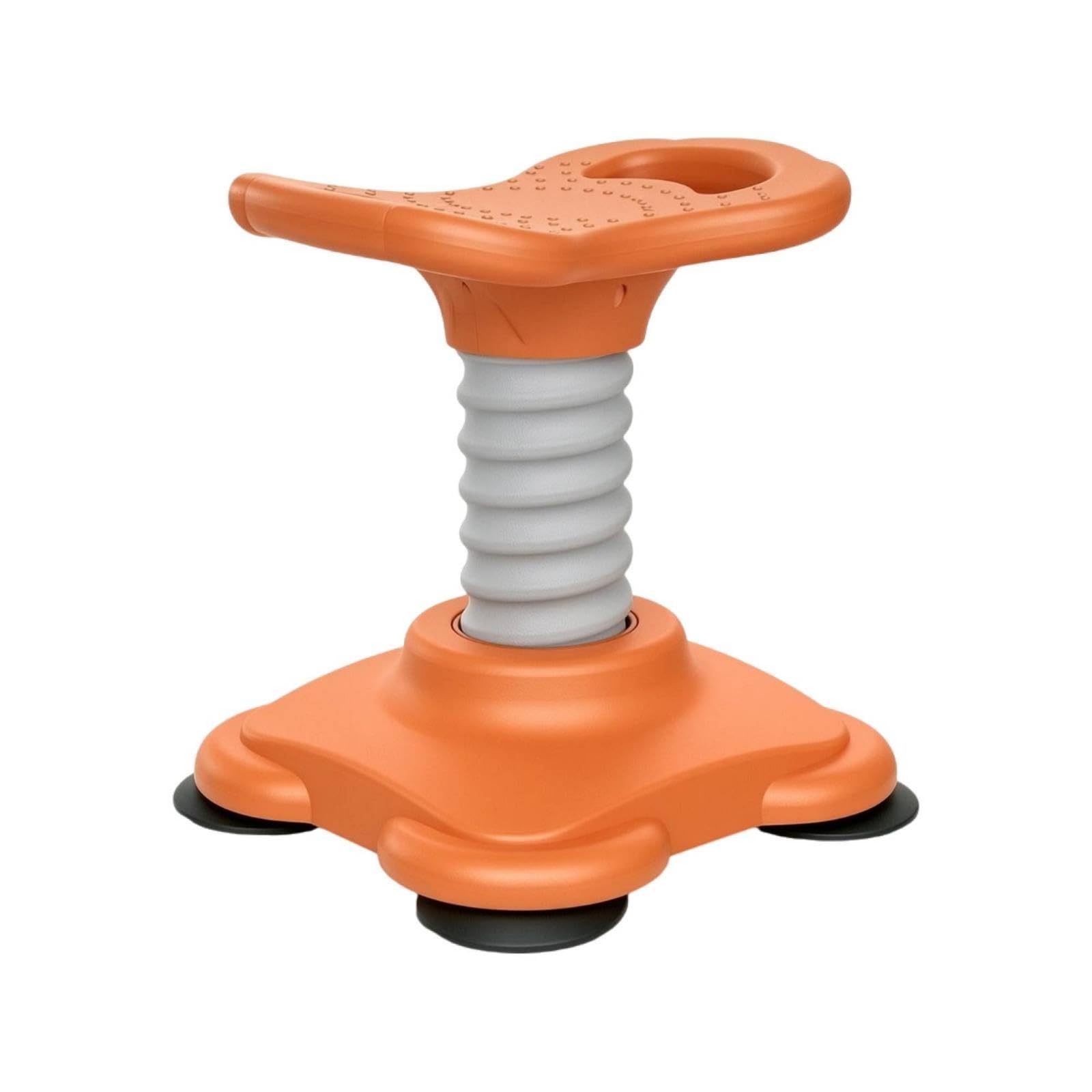 Floor Exercise Board with Suction Cups Detachable Upper-Shape Press Support Resilient for Beginners, Fitness Enthusiasts, Home Gym, Floor Exercises Orange-image-4
