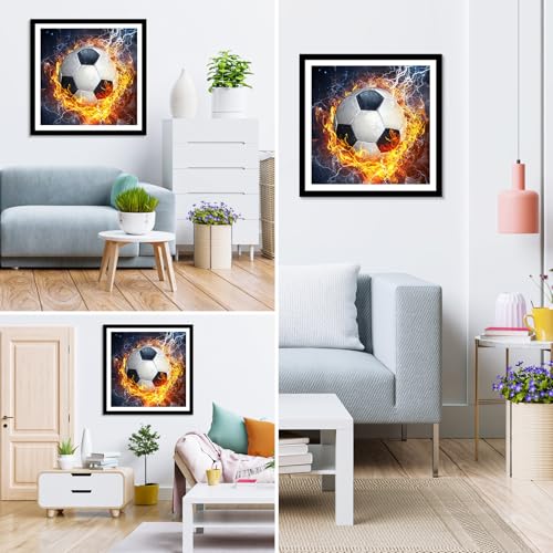 MXJSUA 5D Football Diamond Painting Pictures Kits - Image 2