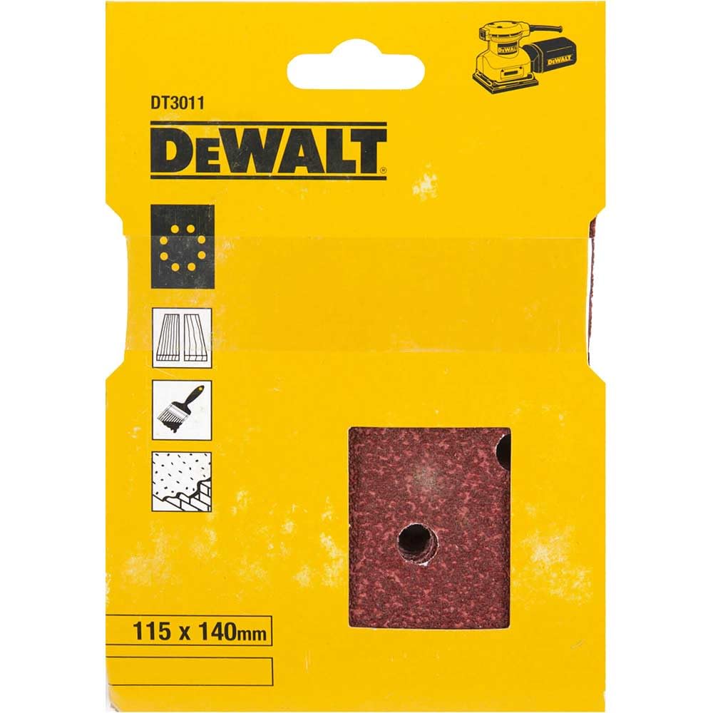 Dewalt Grain Punched Clip On 1/4 Sanding Sheets