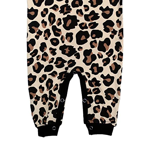 Laughing Giraffe Baby Long Sleeve Leopard- Cheetah Print Romper Jumpsuit Sleep And Play (12-18 Months) #TOP2