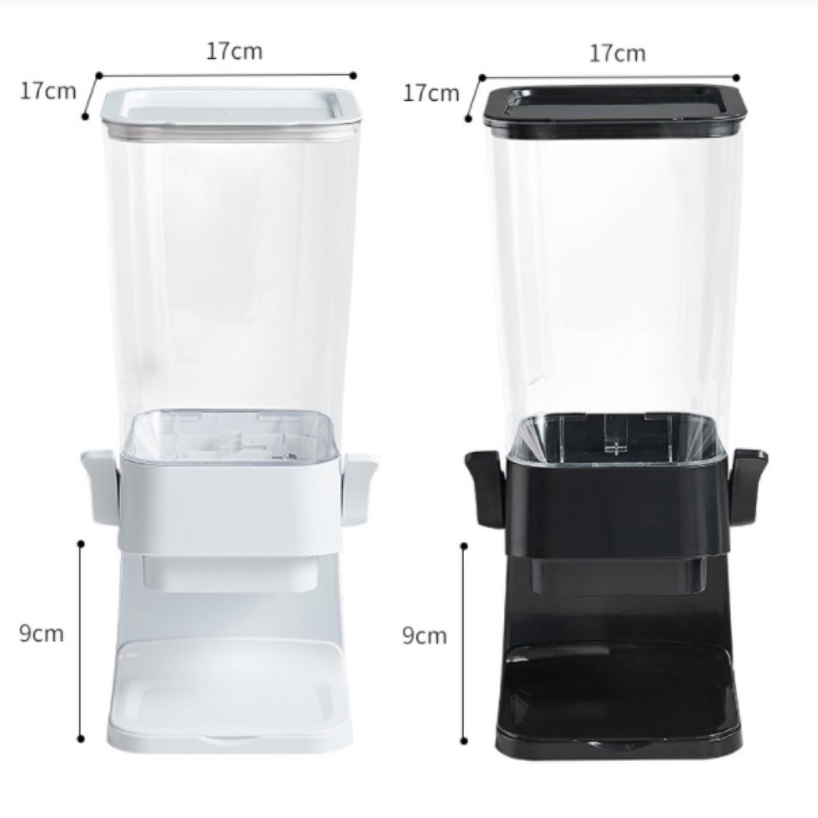 Dispenser Cereali da Colazione Contenitori per Cereali da 5500 Ml, Dispenser per Dispensa, Non Facili da Schiacciare, Possono Contenere Snack di Farina D'avena Contenitore Cereali(White)