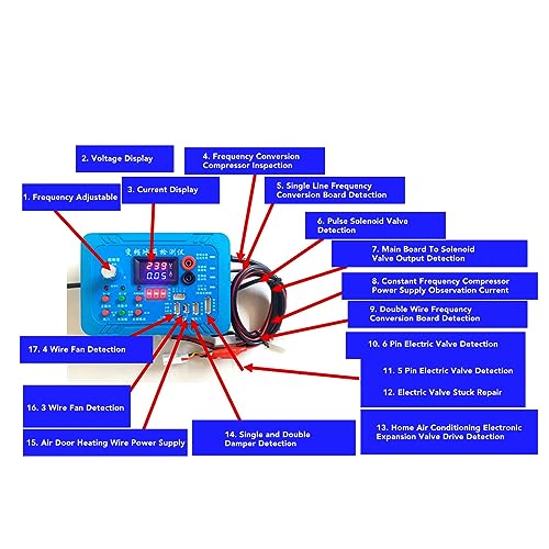 Image of Refrigerator Tester Inverter Variable Frequency Plate Test Instrument with US Plug 110V, Valve Detection for Valve Actuation, default