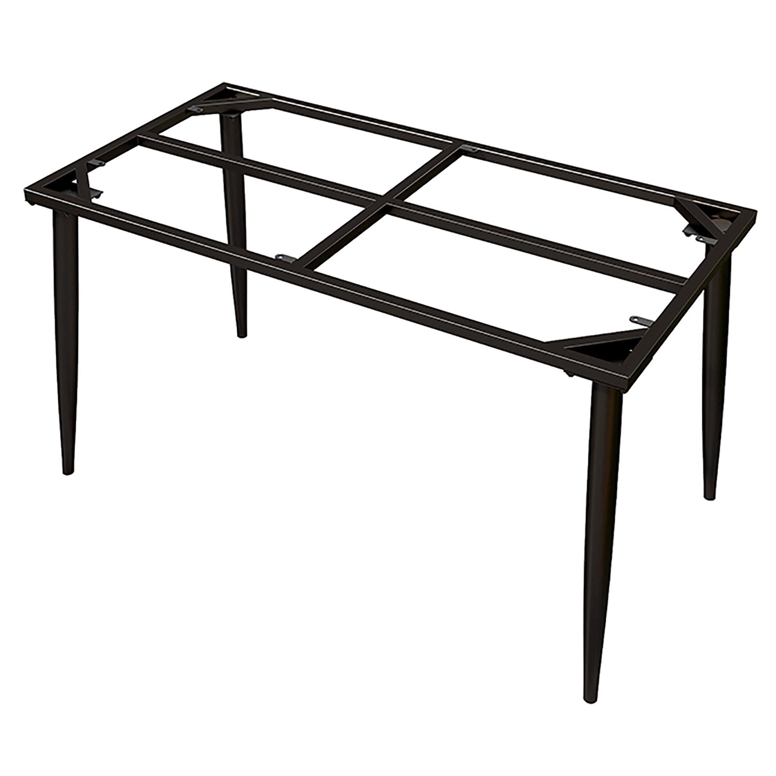 Metalowe nogi stolika kawowego, projekty DIY nogi biurka (czarne, 140 x 60 x 73 cm)