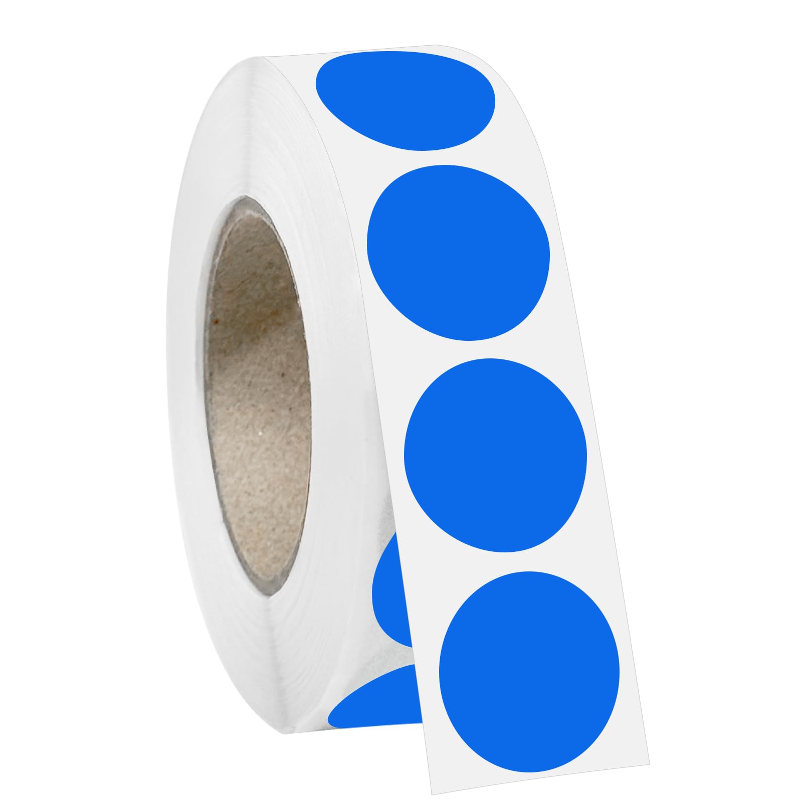 1000 PCS 3/4" Blue Dot Stickers Round Circle Coding Labels