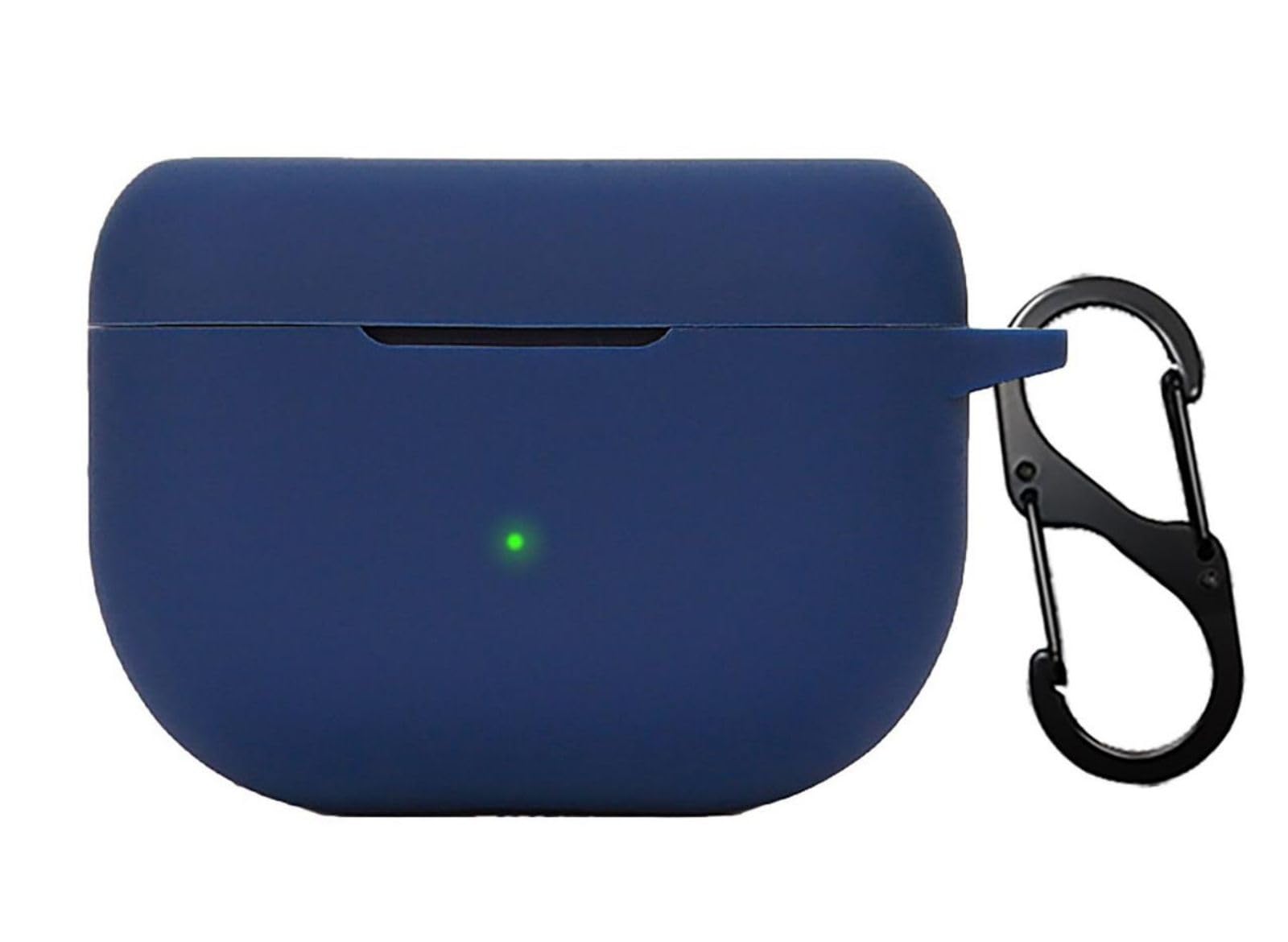 Cilicone Case Compatible with Jabra Elite 8 Active/8 Active Gen 2/Elite 10/10 Gen 2, Ultra-thin soft Cover, Slim-Fit,Anti-Fall,Not Easy to Dirty - Navy blue