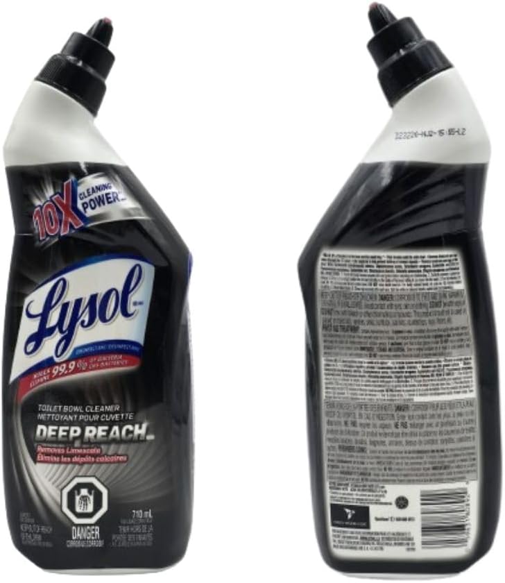 CAMEO LysoI DEEP REACH Toilet Bowl Cleaner | 24 Oz Bottle [710 ML] (6-Pack)