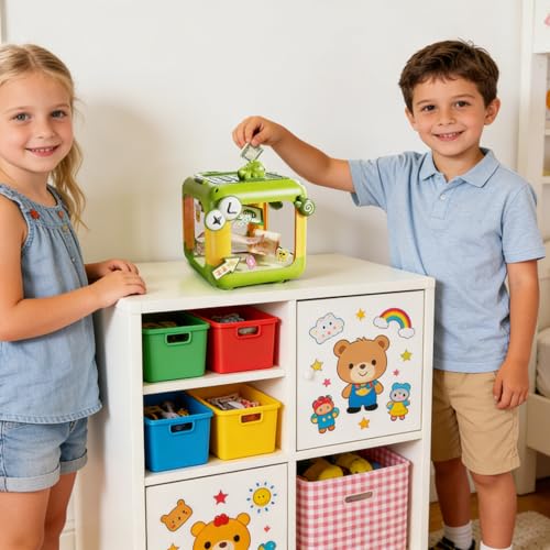 Boîte transparente musicale à code et ouverture facile pour enfant