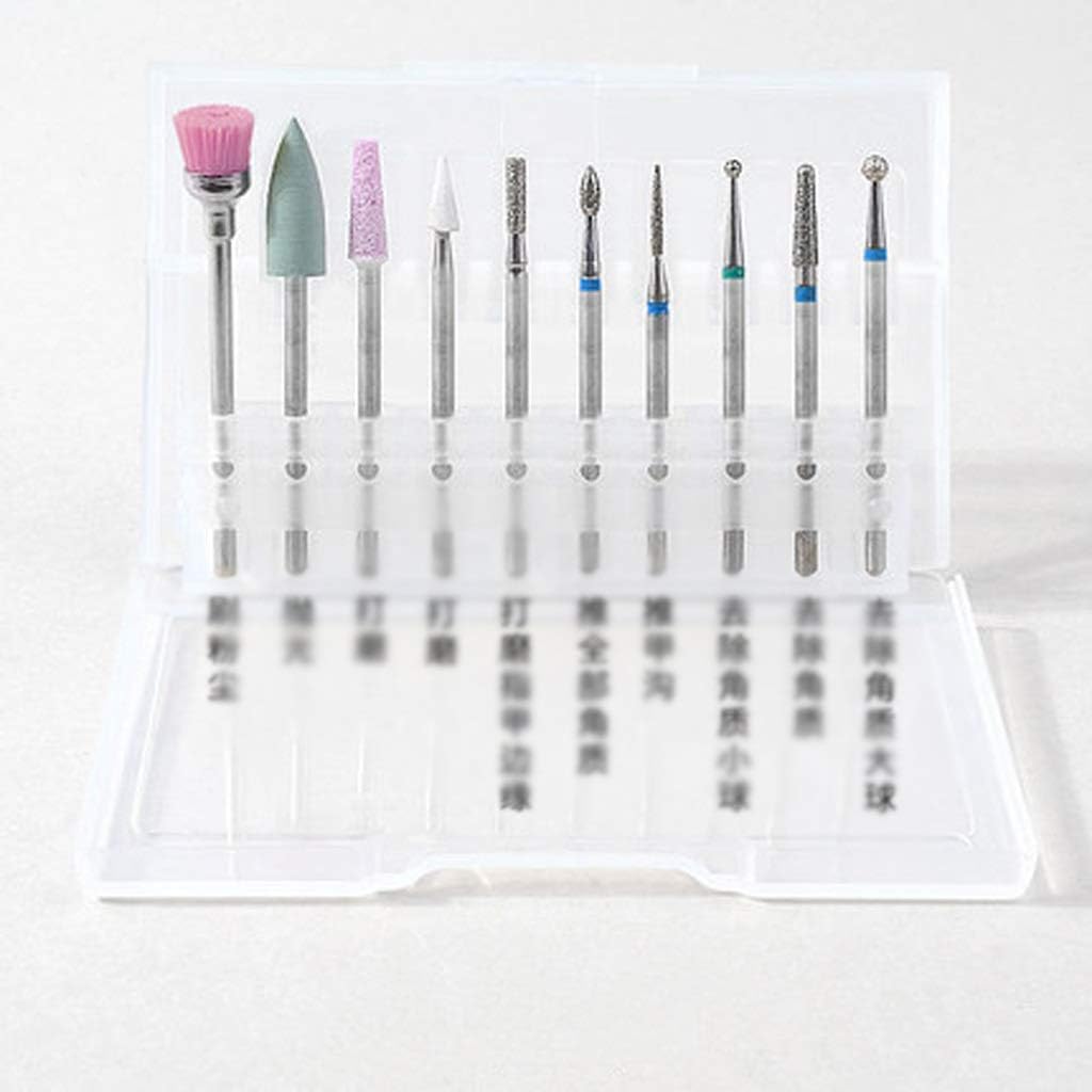 Nail Grinding Nail Drill Bits Dead Skin Remover Electric Nail File Buffer Machine Grinding Polishing Nail Art Tool(Style 1)