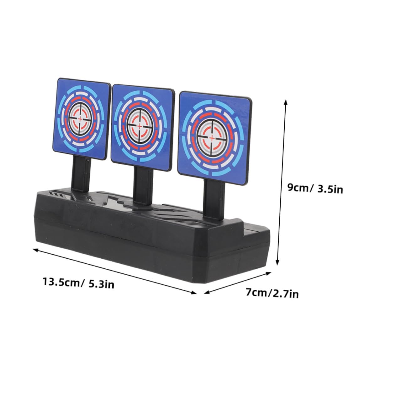 Mikikit Target Practice Toy for Boys and Girls 3pcs Resettable Toy Targets for Shooting Games
