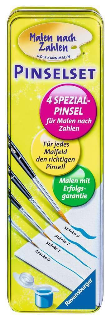 Ravensburger Dipingere con i Numeri 25559 – Set di pennelli – Bambini dai 7 Anni e Adulti