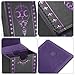 JUXYES PU Leather Tarot Card Protective Case, Moon Pattern Design Tarot Deck Storage Pouch, Tarot Card Holder Tarot Pouch Bag for Playing Cards and Standard Size Tarot Cards Tarot Deck