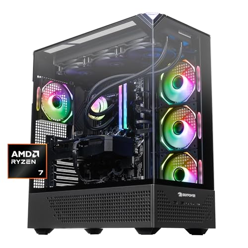 Image of iBUYPOWER Element Pro Gaming PC Desktop Computer AMD Ryzen 7 9850X3D CPU, NVIDIA GeForce RTX 5070 12GB GPU, 32GB DDR5 RGB 5200MHz RAM,2TB SSD, Windows 11 Home,Gamer Keyboard and Mouse -EPBA7N5702