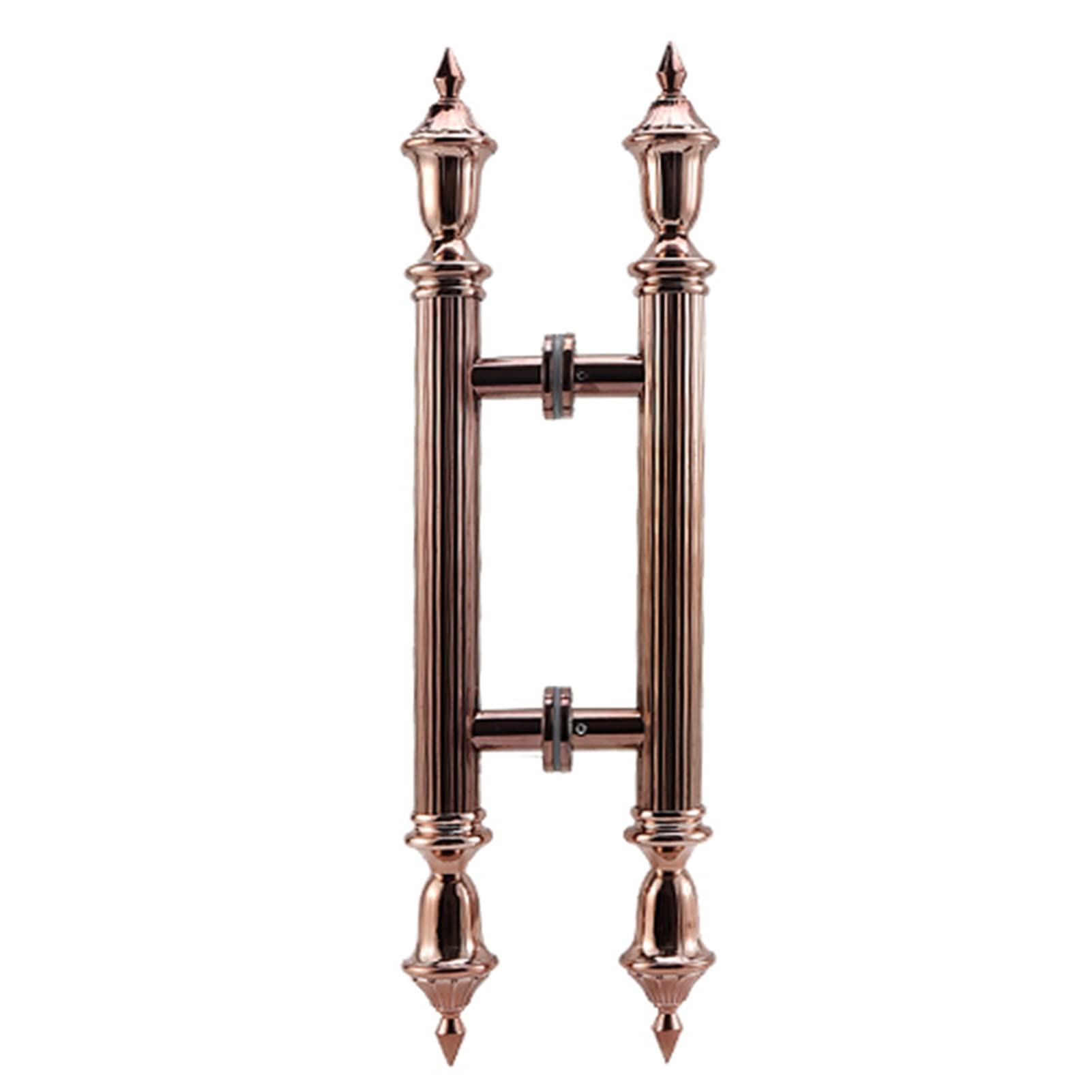 Poignée porte douche coulissante verre or rose sans blocage