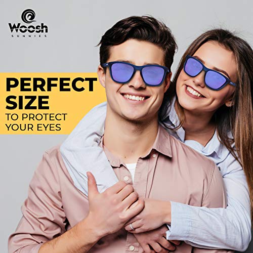 Image of Woosh Polarized Lightweight Sunglasses for Men and Women -Unisex Sunnies for Fishing Beach Running Sports and Outdoors