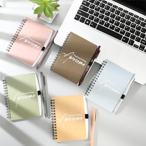 Carnet de notes à spirale inspirant pour exprimer votre gratitude