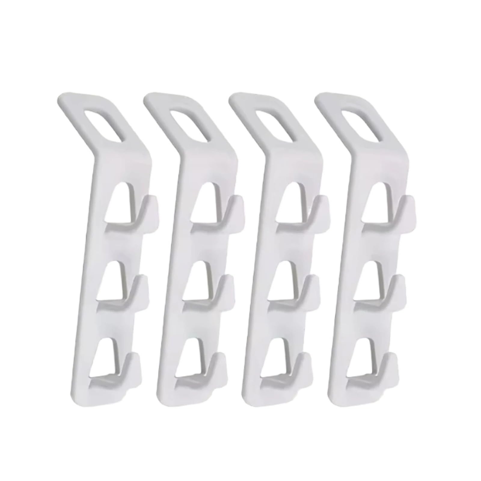 Clothes Hanger Connector Hooks 4pcs Clothes Hanger Connector Multi-Layer Cascading Hooks Home Multi-Function Closet Storage Rack for Wardrobe Storage