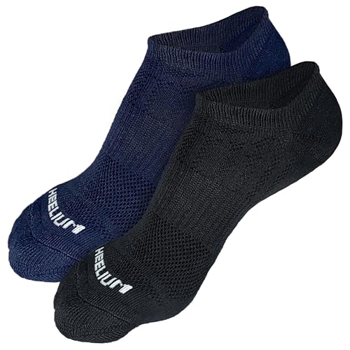Image of HEELIUM Bamboo Ankle Socks for Men & Women | Ultra-Soft, Odour-Free, Thin & Breathable | 3X Softer than Cotton | Sizes - M (UK 4-8) & L (UK 9-13)
