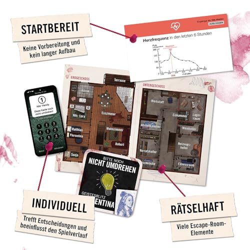Stadtkrimis Exit Escape Stadtführung Hidden Games Hangover - Tote frieren nicht - Krimispiel für Erwachsene mit Charakterrollen - ohne Verkleiden - Detektivspiel - Rätselt alle im Team, werdet zu echten Detektiven und findet den Mörder