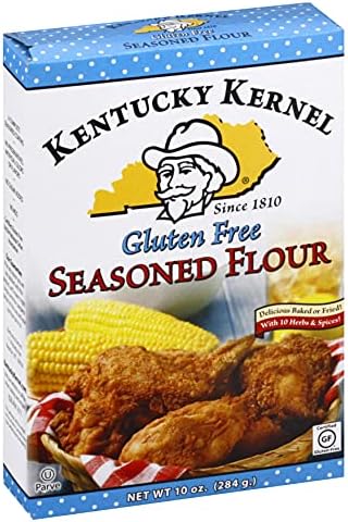 Kentucky Kernel Gluten Free Seasoned Flour, 10 Ounce (Pack of 6)