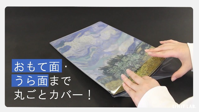 Amazon | リヒトラブ Collel クリアファイルカバー 3枚 A4 F480