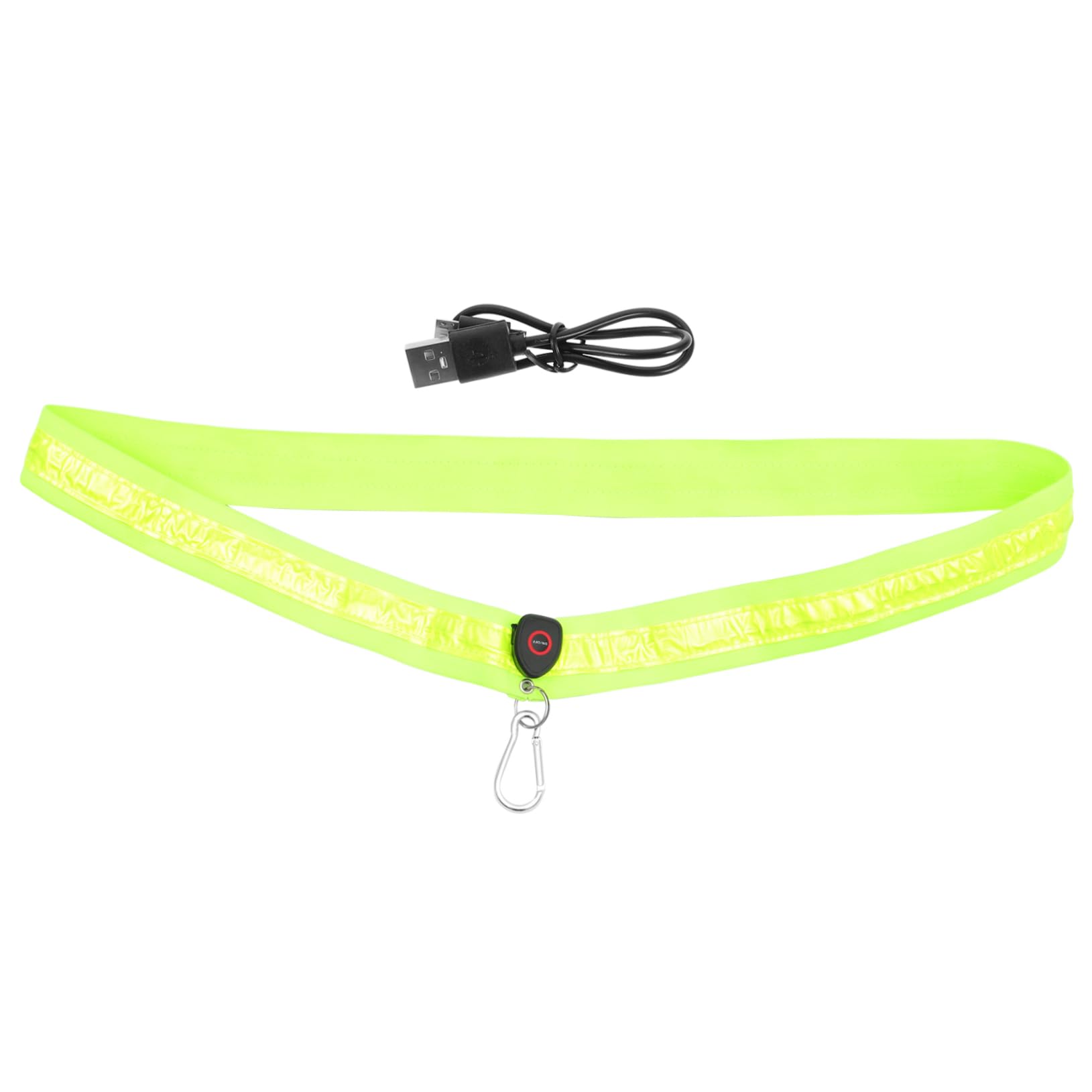 Toyvian Bretelles croisées Lumineuses lumière Ceinture d'épaule à LED rougeoyante Ceinture LED Bracelet Lumineux en Cours d'exécution Bracelet Lumineux de Course de Nuit Nylon Vert