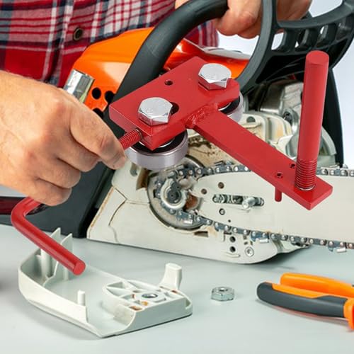 Guide d'affûtage pour tronçonneuse pour corriger une chaîne usée sans effort de coupe - 4