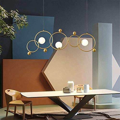 Lustre plafonnier moderne en métal au design rétro pour une décoration de chambre raffinée