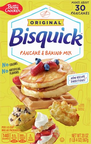 Image of Betty Crocker Bisquick Original Pancake & Baking Mix, 20 oz (Pack of 2)