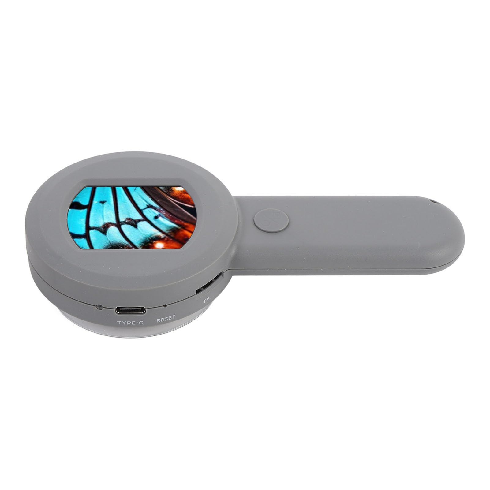 Generic Lente D'ingrandimento per Monete Portatile Illuminata 100X per Gioiellieri con Lente D'ingrandimento per Tricomi con Schermo LCD da 2" per Adulti Microscopio Digitale Portatile per Hobbisti