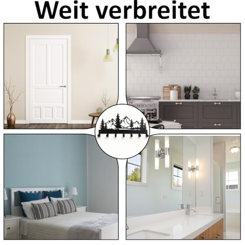 JcvPot Schlüsselhaken, Schlüsselhalter Wand, Schlüssel Aufbewahrung, Modernes Schlüsselbrett, Key Holder Wall, Schlüsselboard, Schlüsselanhänger Wand, Für Küche, Flur, Eingangsbereich