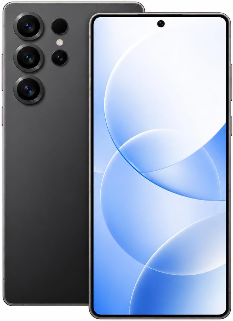 Galaxy S25 Ultra SM-S938B/DS 256GB 12GB RAM AI Smartphone, Factory Unlocked, Global Model - Titanium Black