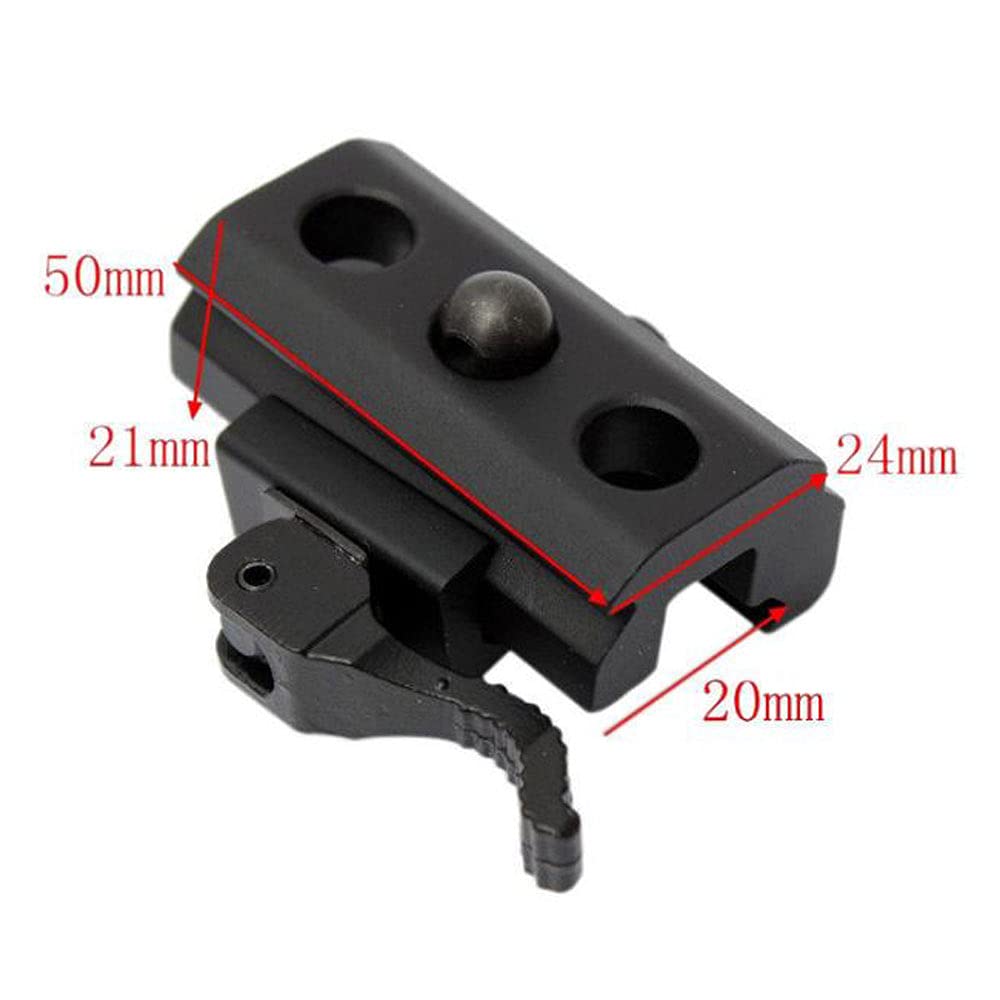 Adaptateur QD Lever 20mm – Bipod / Sling Swivel Stud Avec Rail P – Neuf