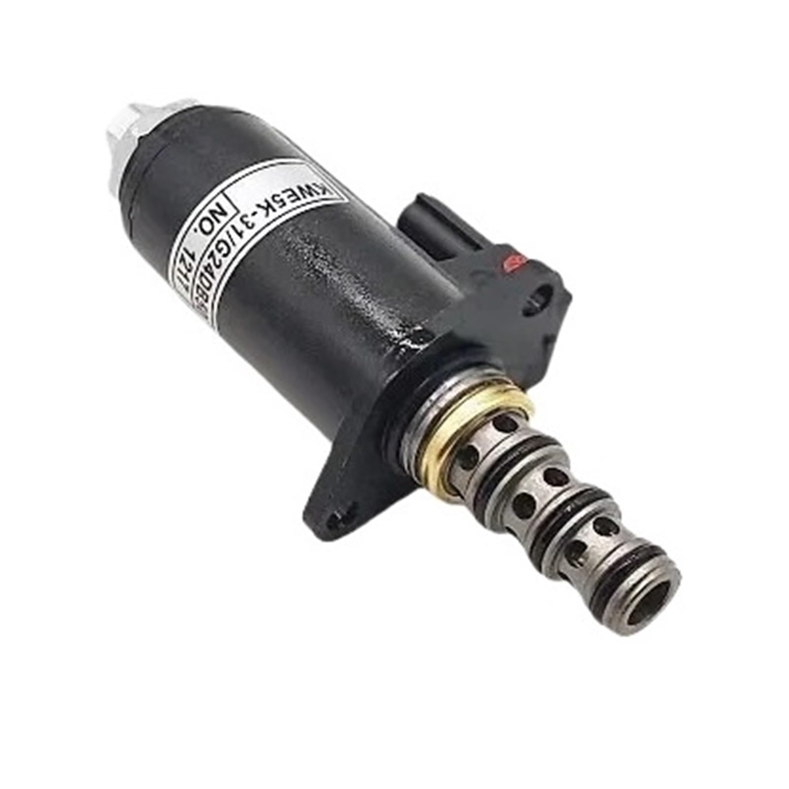 VKvmNYlxx SK135 200 230 Excavator Super 8 Pilot Safety Locking Solenoid Valve G24DA50 for Construction Equipment