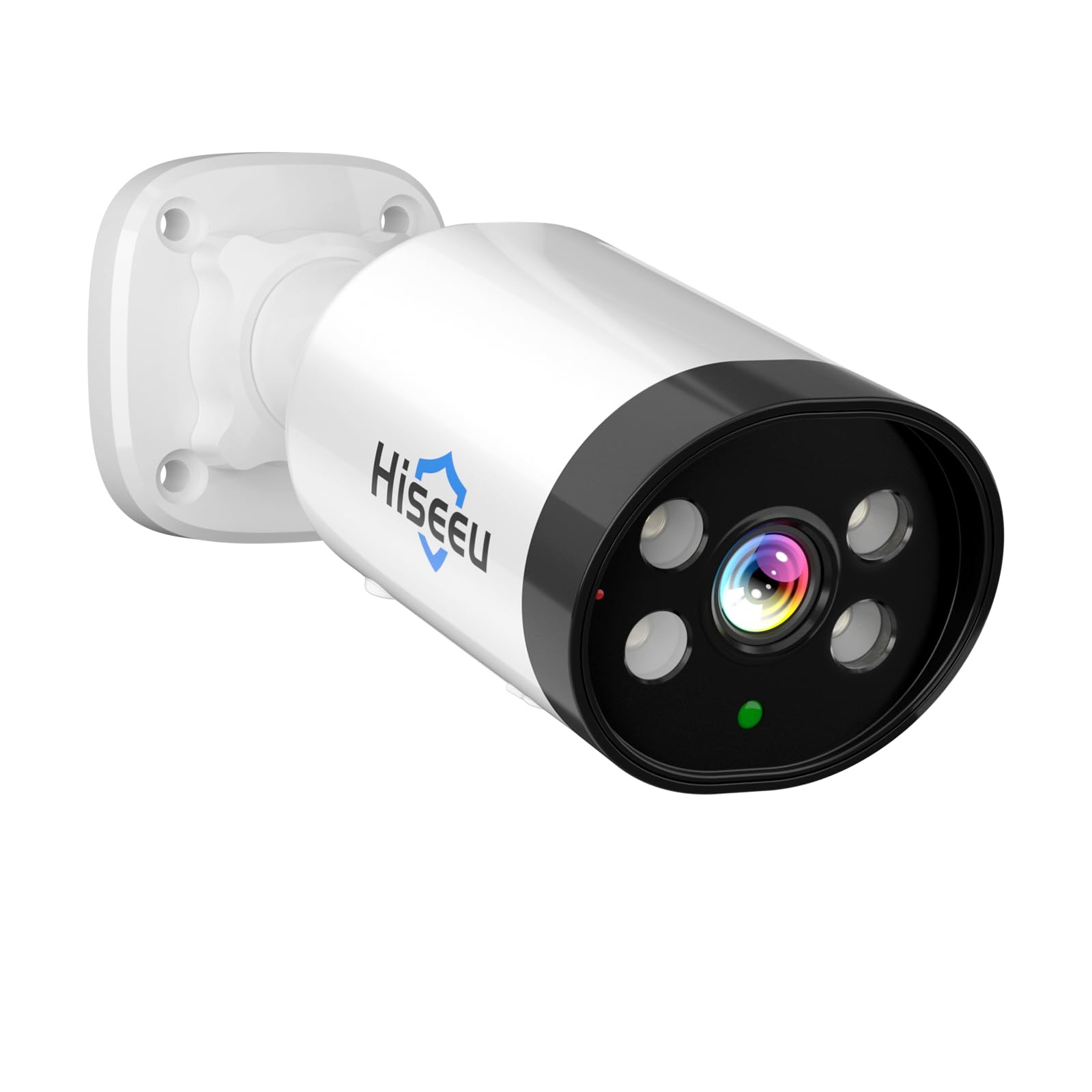 Hiseeu 8MP AHD/TVI/CVI/XVI CCTV Home Wired Security Camera 100ft IR Clear Night Vision Analog TVL Bullet Wired Camera for Indoor Outdoor Security