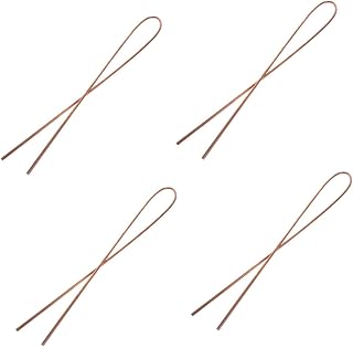 ULTECHNOVO 4pcs Copper Rod Copper and Zinc Rods Stock Pin Copper Dowsing Rods Copper Rods for Crafts 5mm
